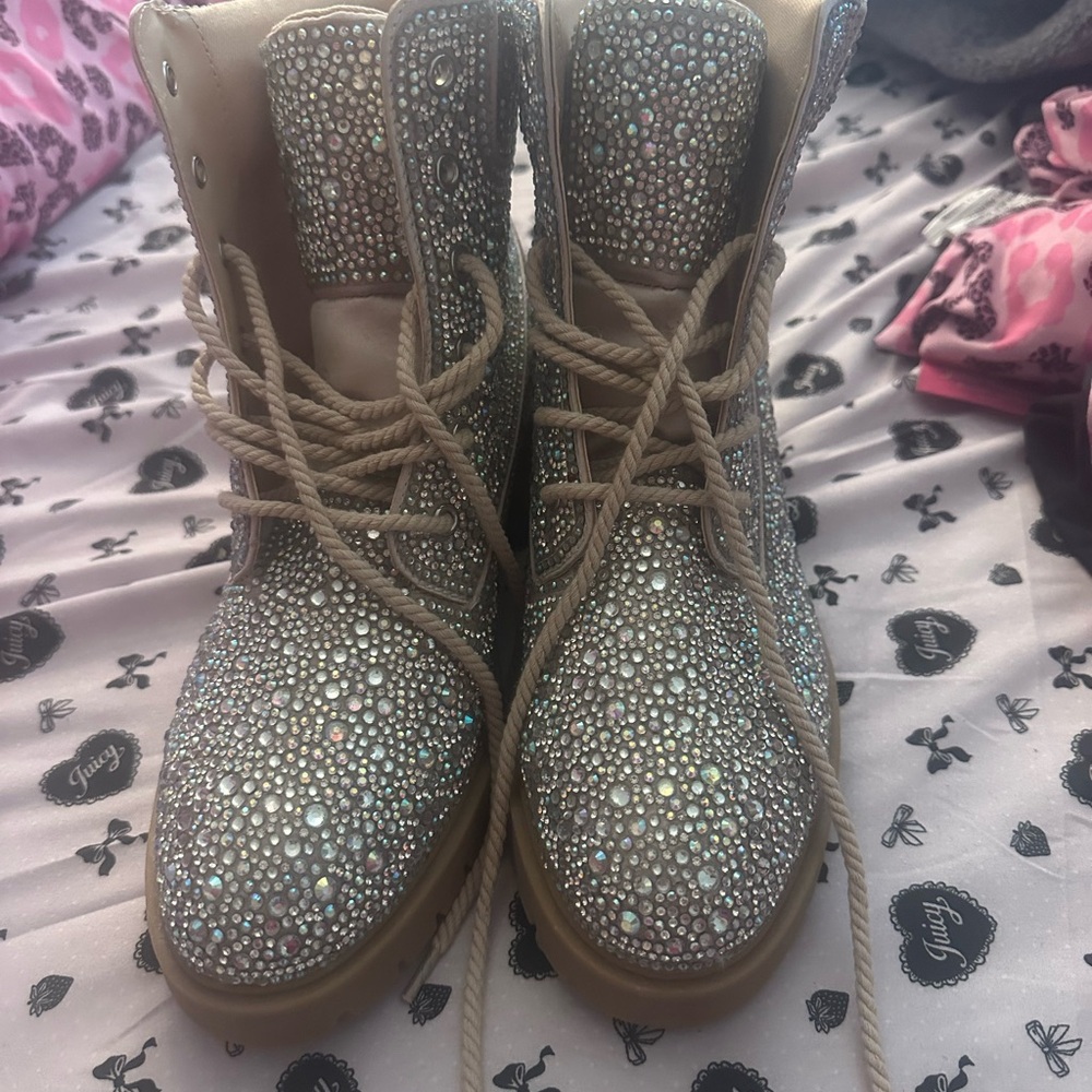 Women's Betsey Johnson Rhinestone Boots
